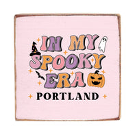 In My Spooky Era Personalized Wood Block