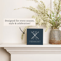 Skis Personalized Block Sign