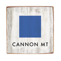 Intermediate Trail Personalized Square Block Sign