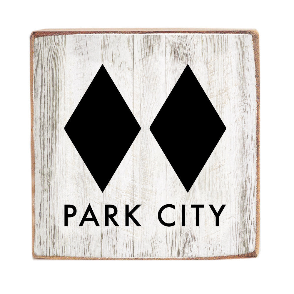 Expert Only Trail Personalized Square Block Sign