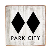 Expert Only Trail Personalized Square Block Sign