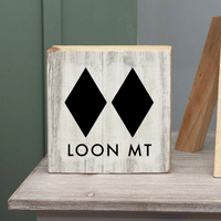 Expert Only Trail Personalized Square Block Sign
