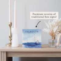 Open Sea Sailing Personalized Block Sign