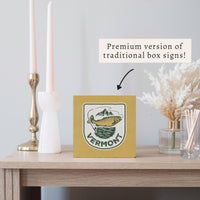 Fishing Personalized Block Sign