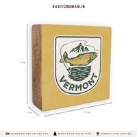Fishing Personalized Block Sign