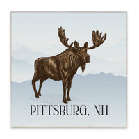 Moose Personalized Block Sign