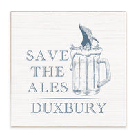 Save The Ales Personalized Block Sign
