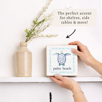 Sea Turtle Personalized Block Sign