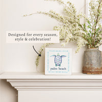 Sea Turtle Personalized Block Sign