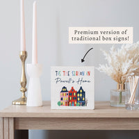 Tis The Season Personalized Block Sign