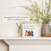 Tis The Season Personalized Block Sign