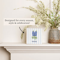 Texas Bluebonnet Personalized Block Sign