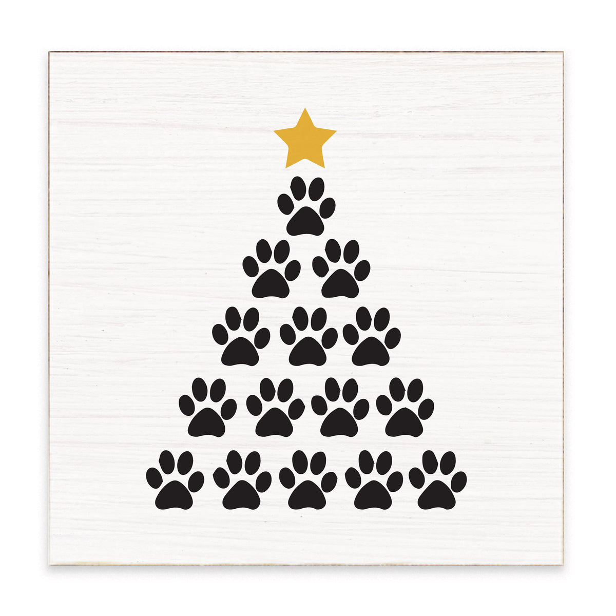 Paws Tree Block Sign