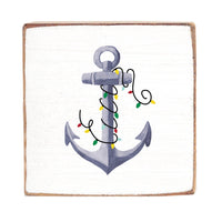Anchor Lights Wood Block