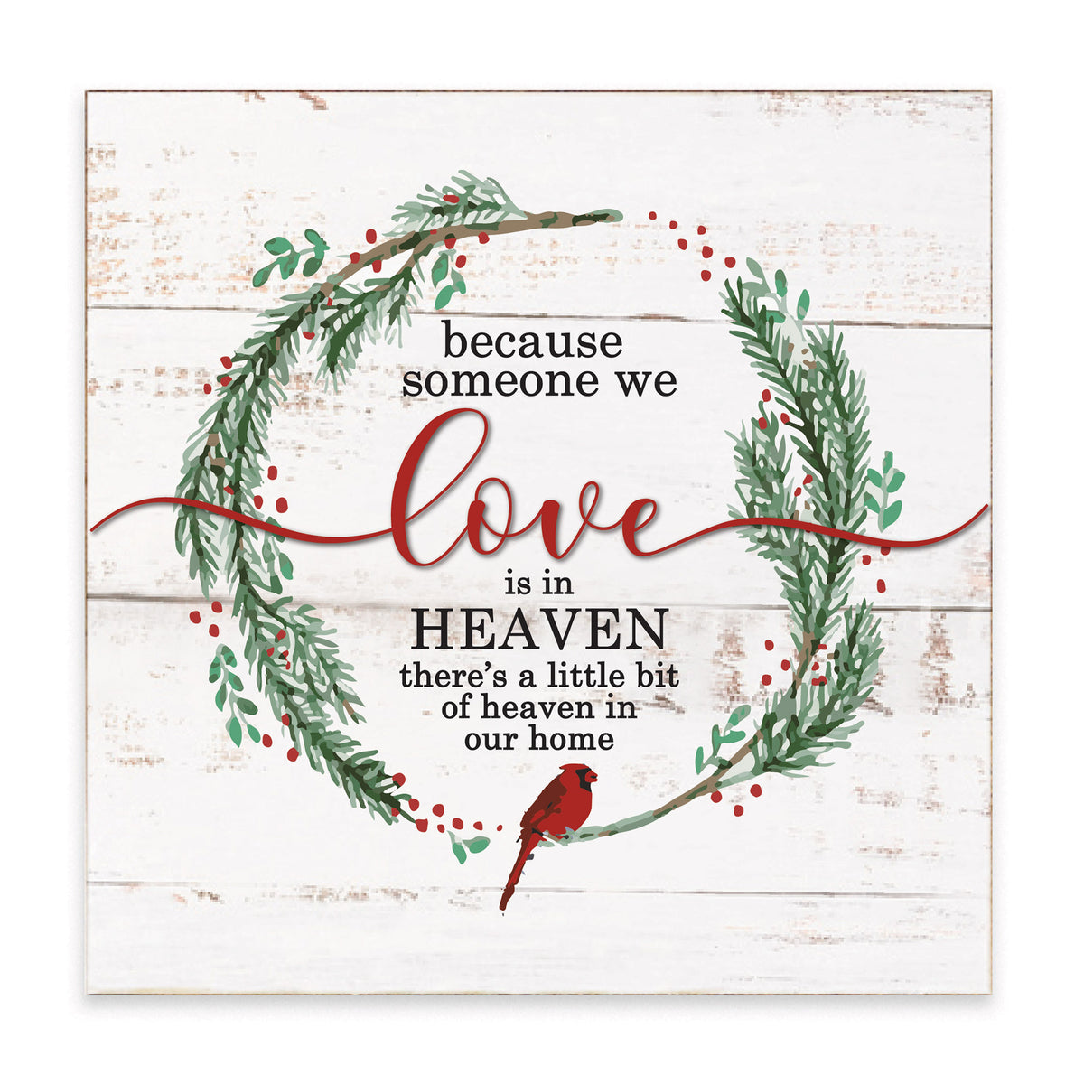 Holiday Heaven in Our Home Block Sign