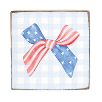 American Bow Block Sign