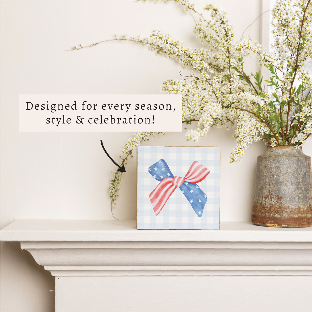 American Bow Block Sign