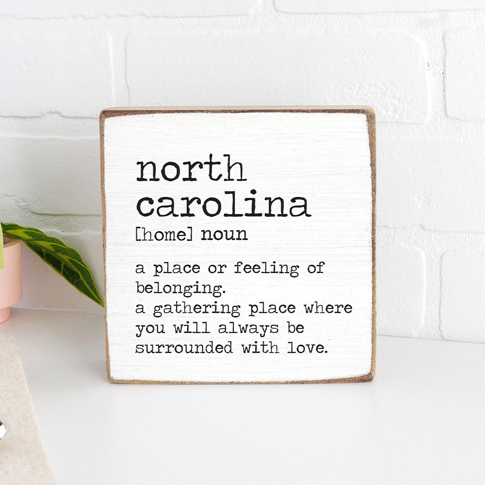 North Carolina Definition Block