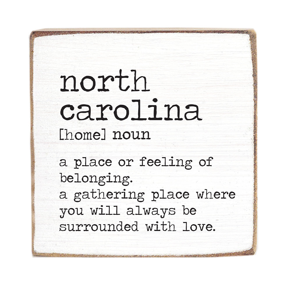 North Carolina Definition Block
