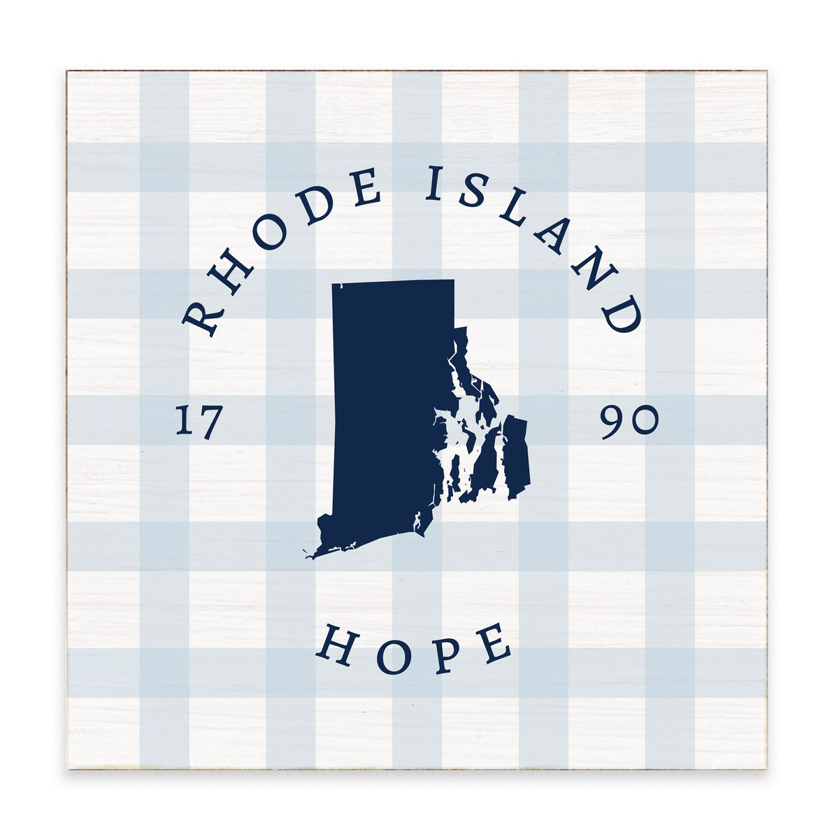 Rhode Island Hope Block Sign