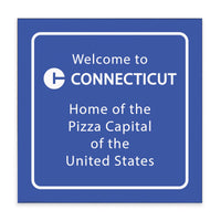 Connecticut Pizza Capital Block Sign