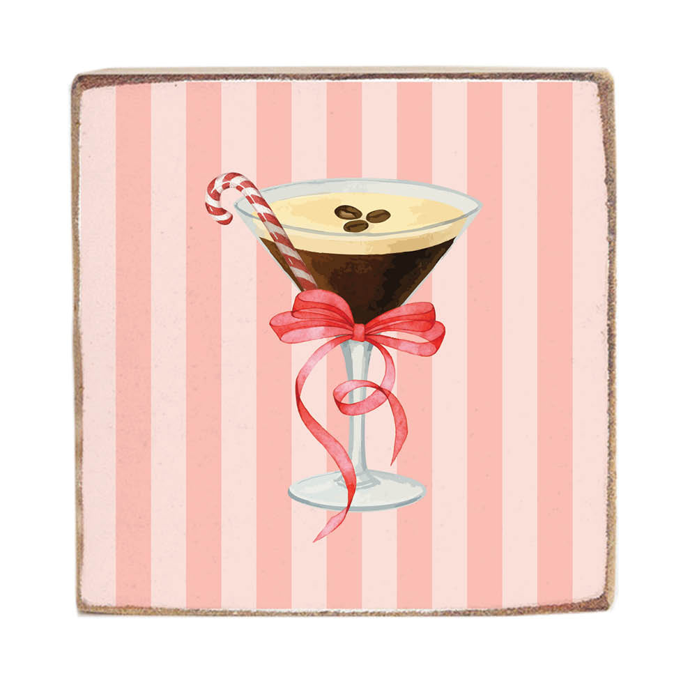 Espresso Martini Block Sign