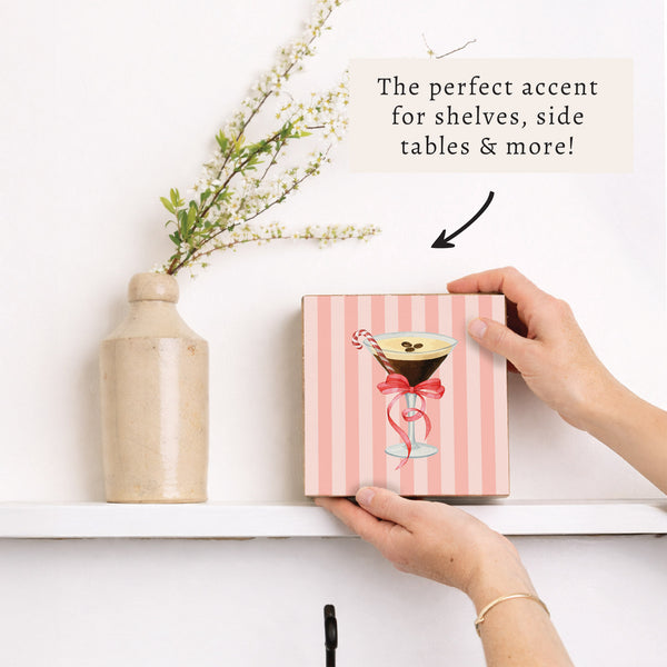 Espresso Martini Block Sign