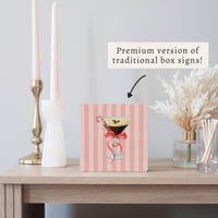 Espresso Martini Block Sign