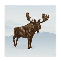 Moose Block Sign