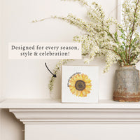 You Are My Sunshine Sunflower Block Sign