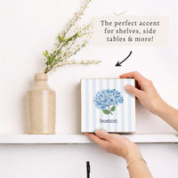 Blooming Hydrangea Boston Block Sign