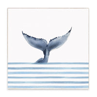 Whale Tail Block Sign