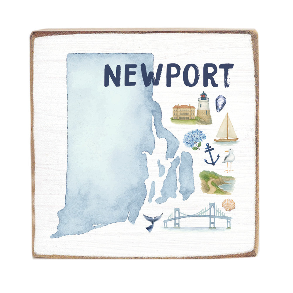 Newport Icon Square Block