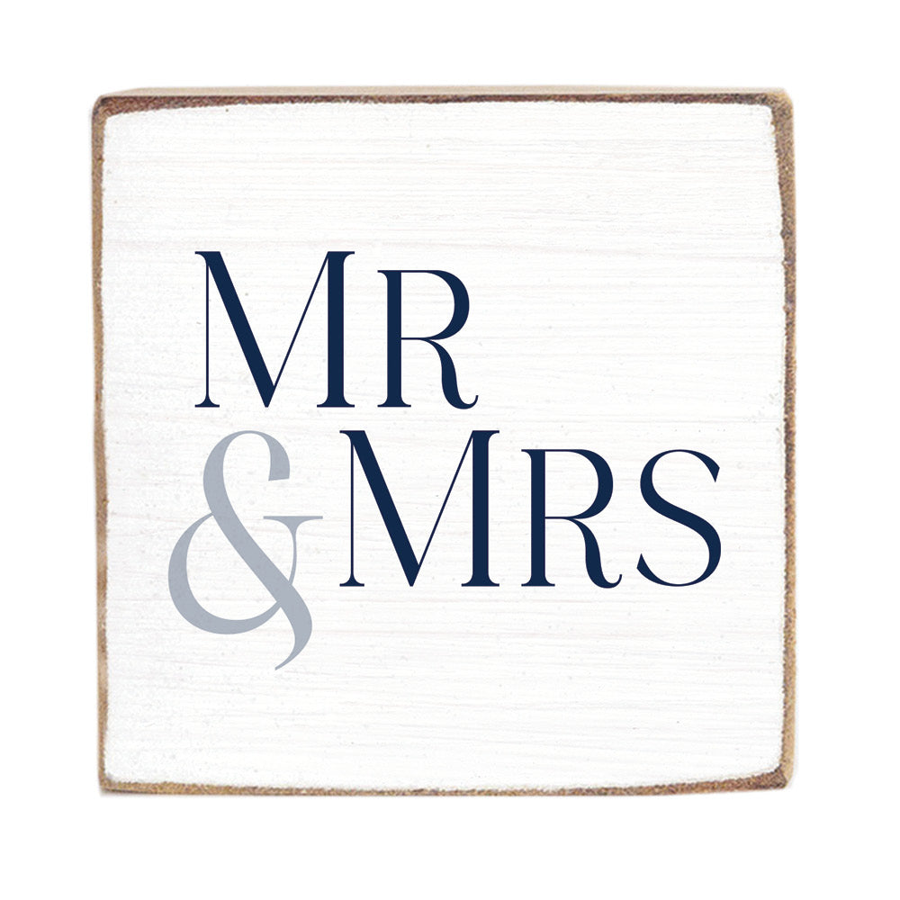 Mr & Mrs Square Block