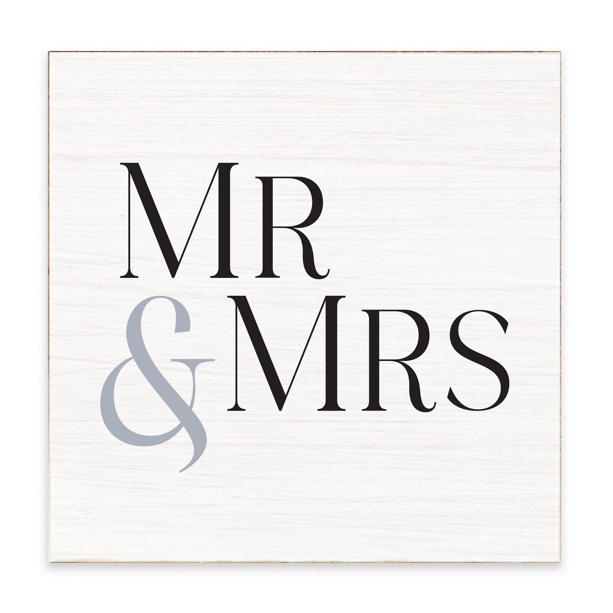 Mr & Mrs White/Navy Block Sign