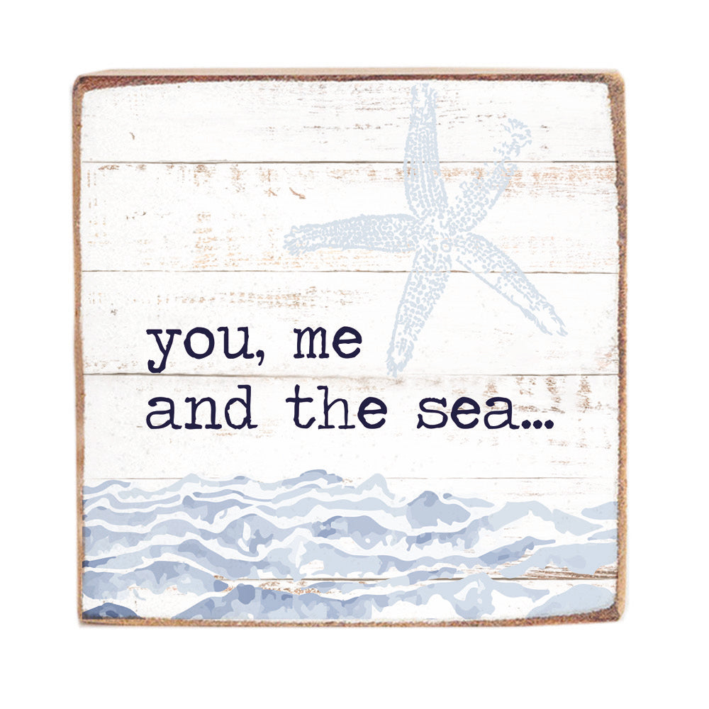 You, Me and The Sea Wood Block