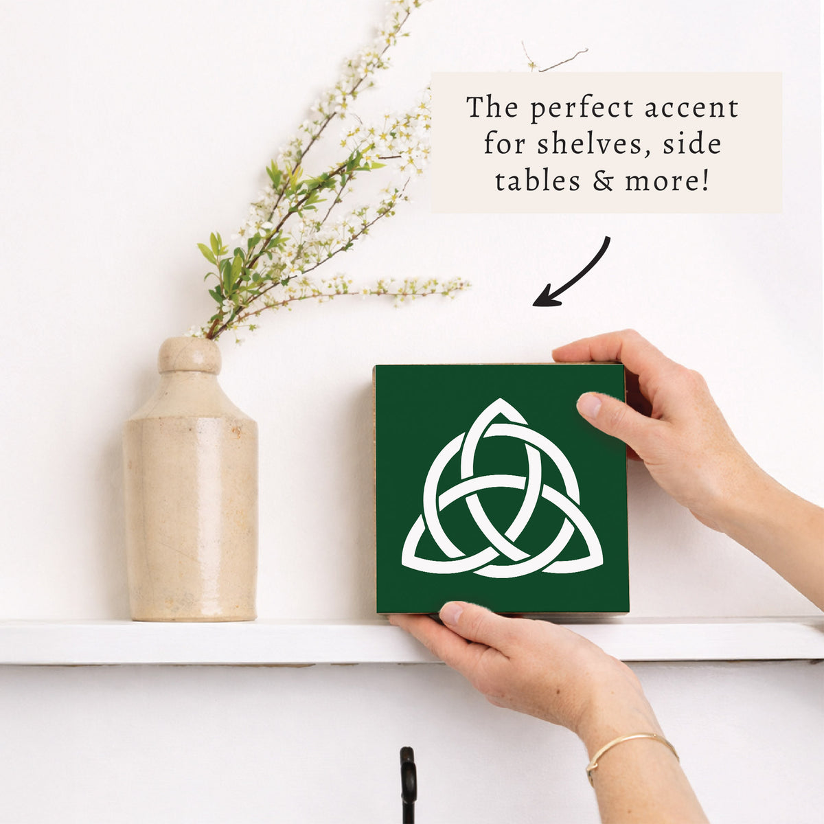 Celtic Knot Block Sign