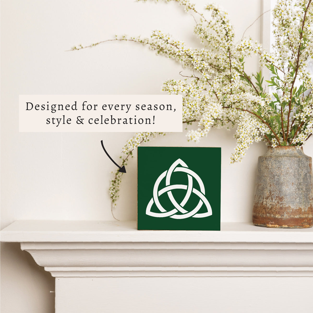 Celtic Knot Block Sign