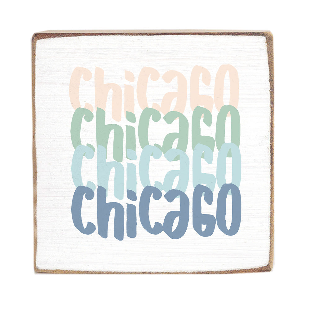 Chicago Repeat Block Sign