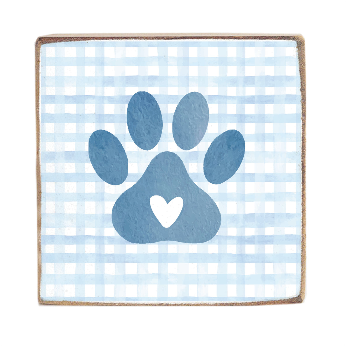 Paw Heart Block Sign