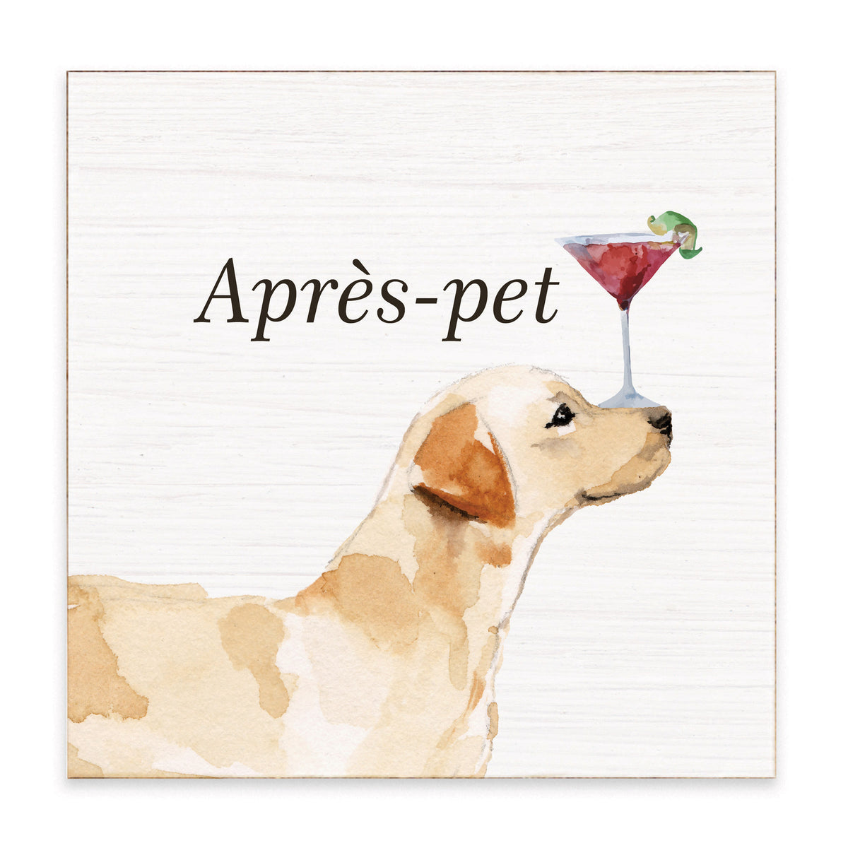 Apres Pet Dog Block Sign