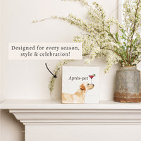 Apres Pet Dog Block Sign