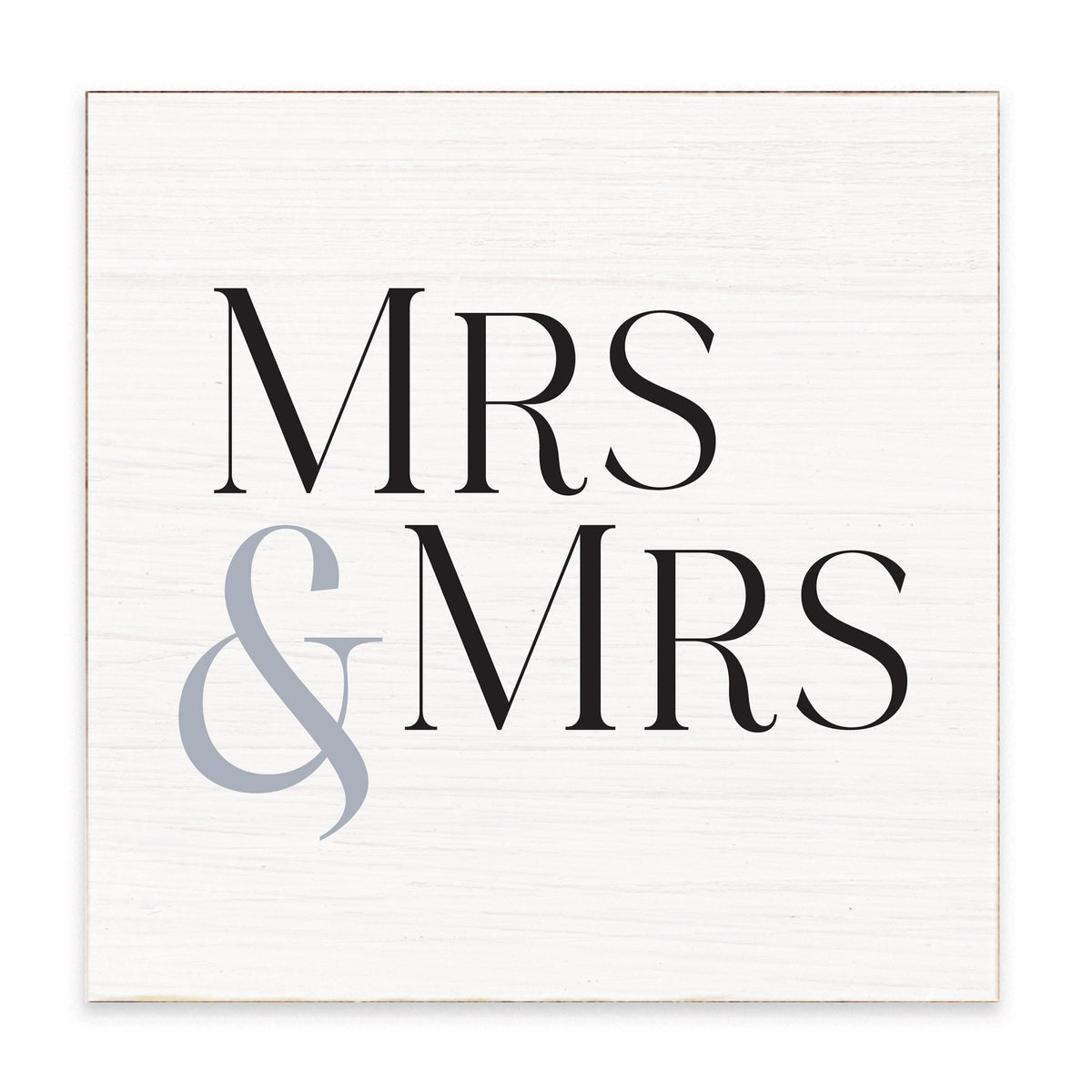 Mrs & Mrs Block Sign