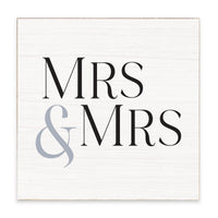 Mrs & Mrs Block Sign