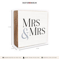 Mrs & Mrs Block Sign