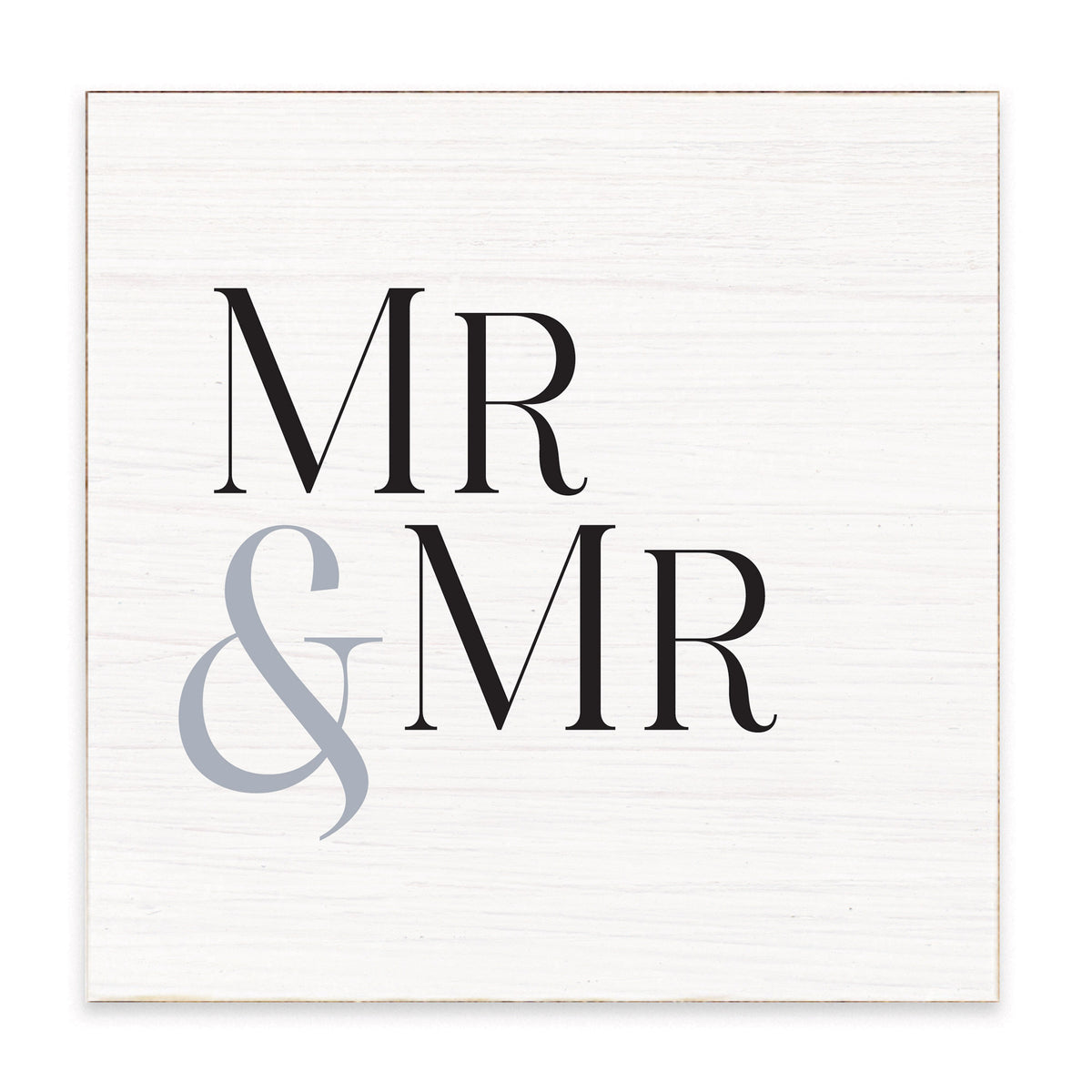 Mr & Mr Block Sign