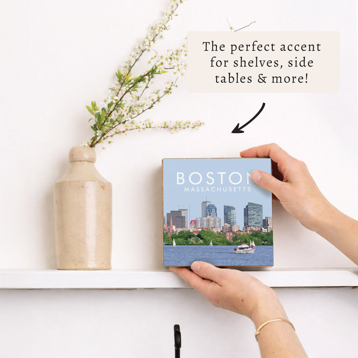 Boston Massachusetts Block Sign