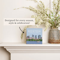 Boston Massachusetts Block Sign