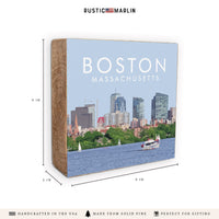 Boston Massachusetts Block Sign