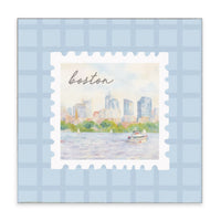 Boston Stamp Block Sign
